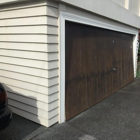 Door Conversion Before (Tilt door to Sectional door)