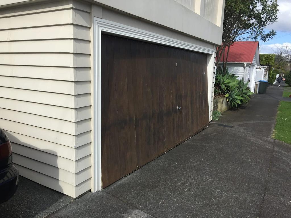 Door Conversion Before (Tilt door to Sectional door)